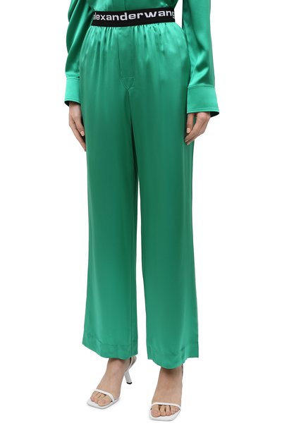 Шелковые брюки ALEXANDERWANG.T, арт. 4WC2214076, фото 3