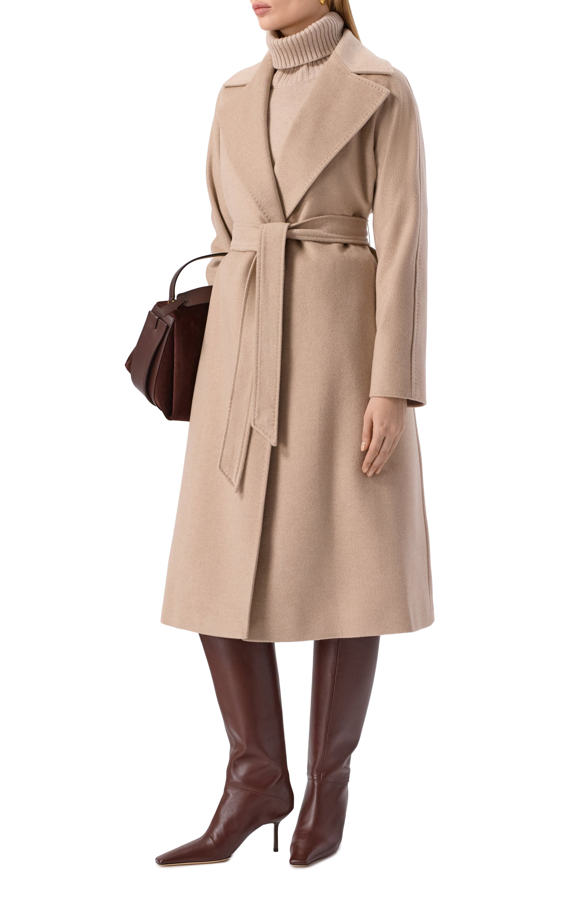 Кашемировое пальто MAX MARA STUDIO, арт. EUCLIDE, фото 2