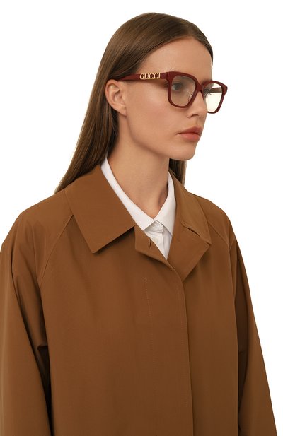 Оправа GUCCI красного цвета по цене 39700 руб., арт. GG1192 006, фото 2 Оправа GUCCI, арт. GG1192 006, фото 2