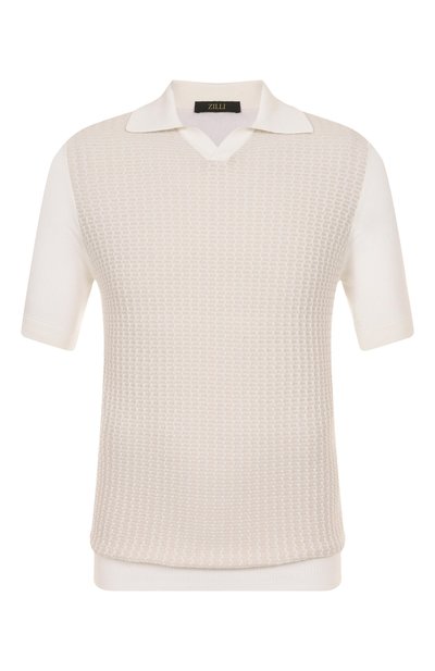 Поло из шелка и хлопка ZILLI, арт. KLP002M0145VZWE00/62, фото 1