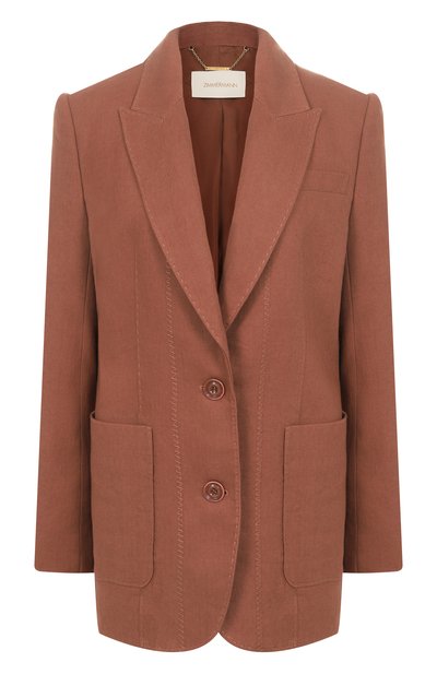 Женский льняной жакет ZIMMERMANN, арт. 2989JS251