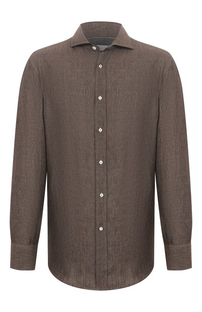 Мужская льняная рубашка BRUNELLO CUCINELLI, арт. MM6950028