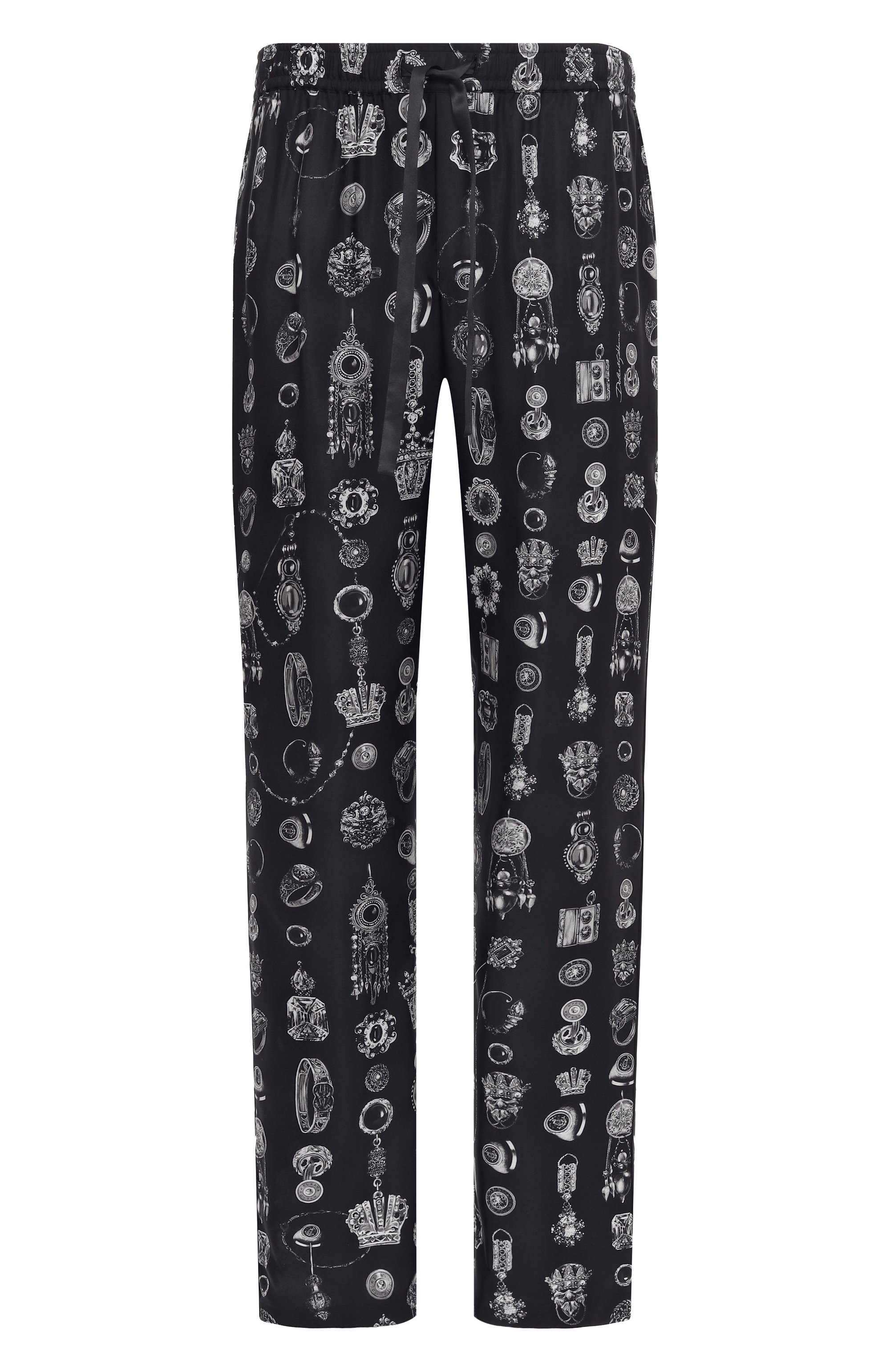 Шелковые домашние брюки DOLCE & GABBANA, арт. GVCRAT/IS1ZV, фото 1
