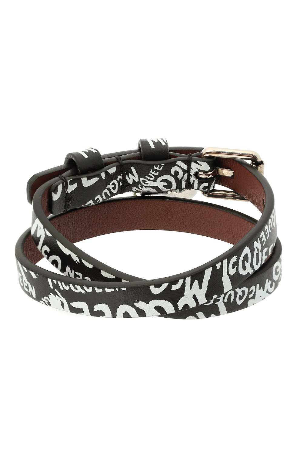 Кожаный браслет ALEXANDER MCQUEEN, арт. 554466/1XP0K, фото 3