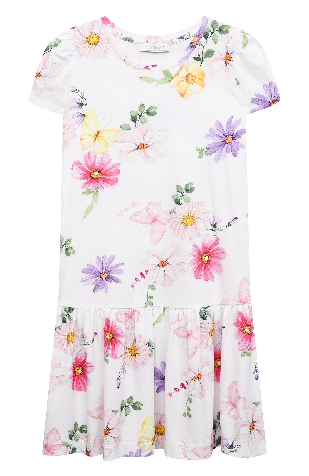 Хлопковое платье MONNALISA, арт. 11A917, фото 1