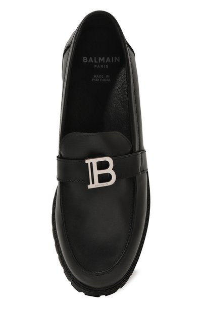 Кожаные лоферы BALMAIN, арт. BV0P96, фото 4
