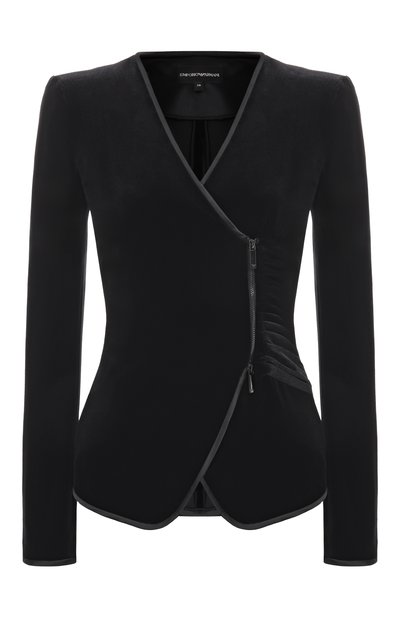 Женский бархатный жакет EMPORIO ARMANI, арт. EW003405/AF14011