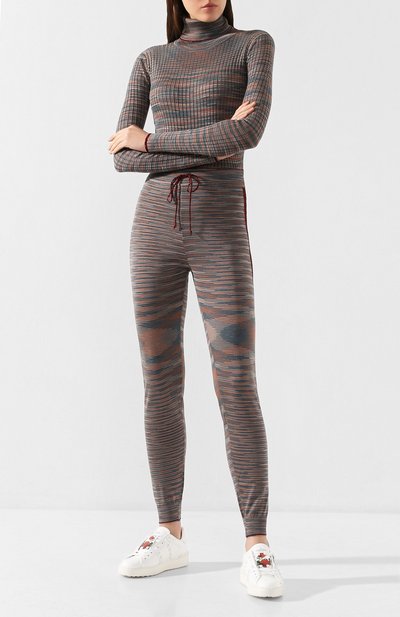 Джоггеры из смеси вискозы и шерсти M MISSONI, арт. 2DI00072/2K001Q, фото 2