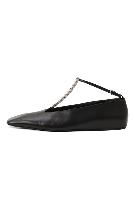 Кожаные балетки Jil Sander J15WZ0021/P4864 Чёрный  J15WZ0021/P4864 Фото 4