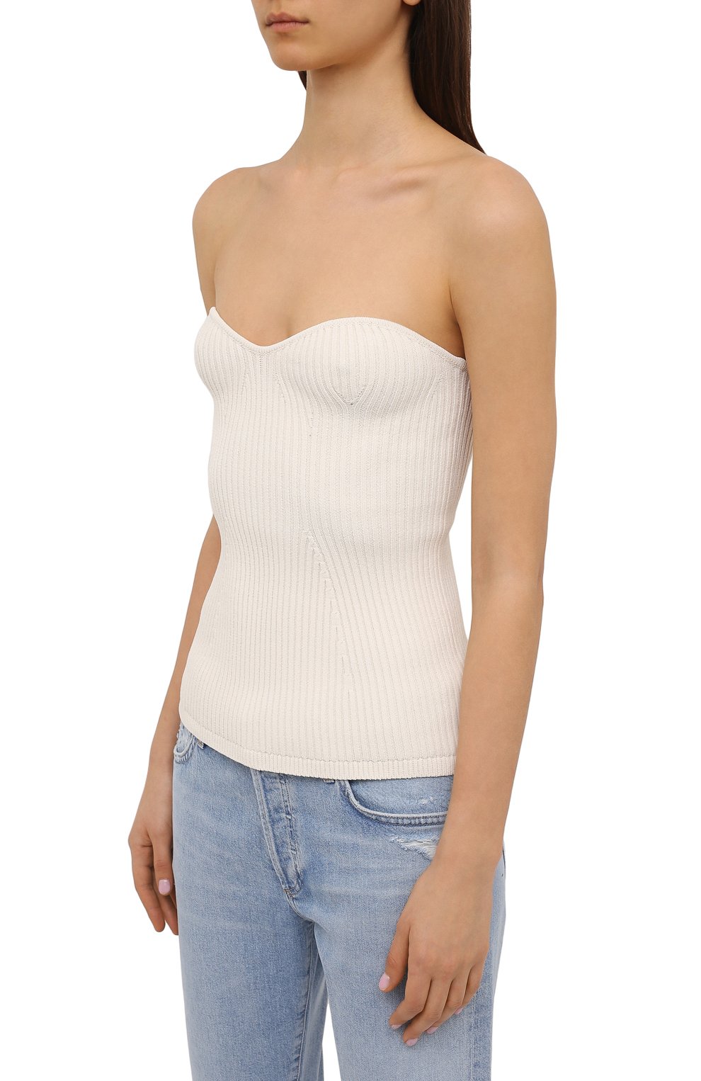 Топ из вискозы KHAITE, арт. 8265400/LUCIE, фото 3