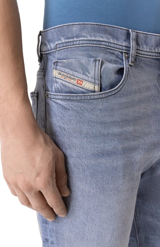 Джинсы 2023 D-Finitive Diesel A10229/007DF Голубой  A10229/007DF Фото 5