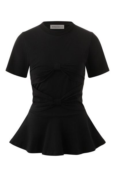 Женский хлопковый топ NINA RICCI, арт. 24AJT0029/C01075