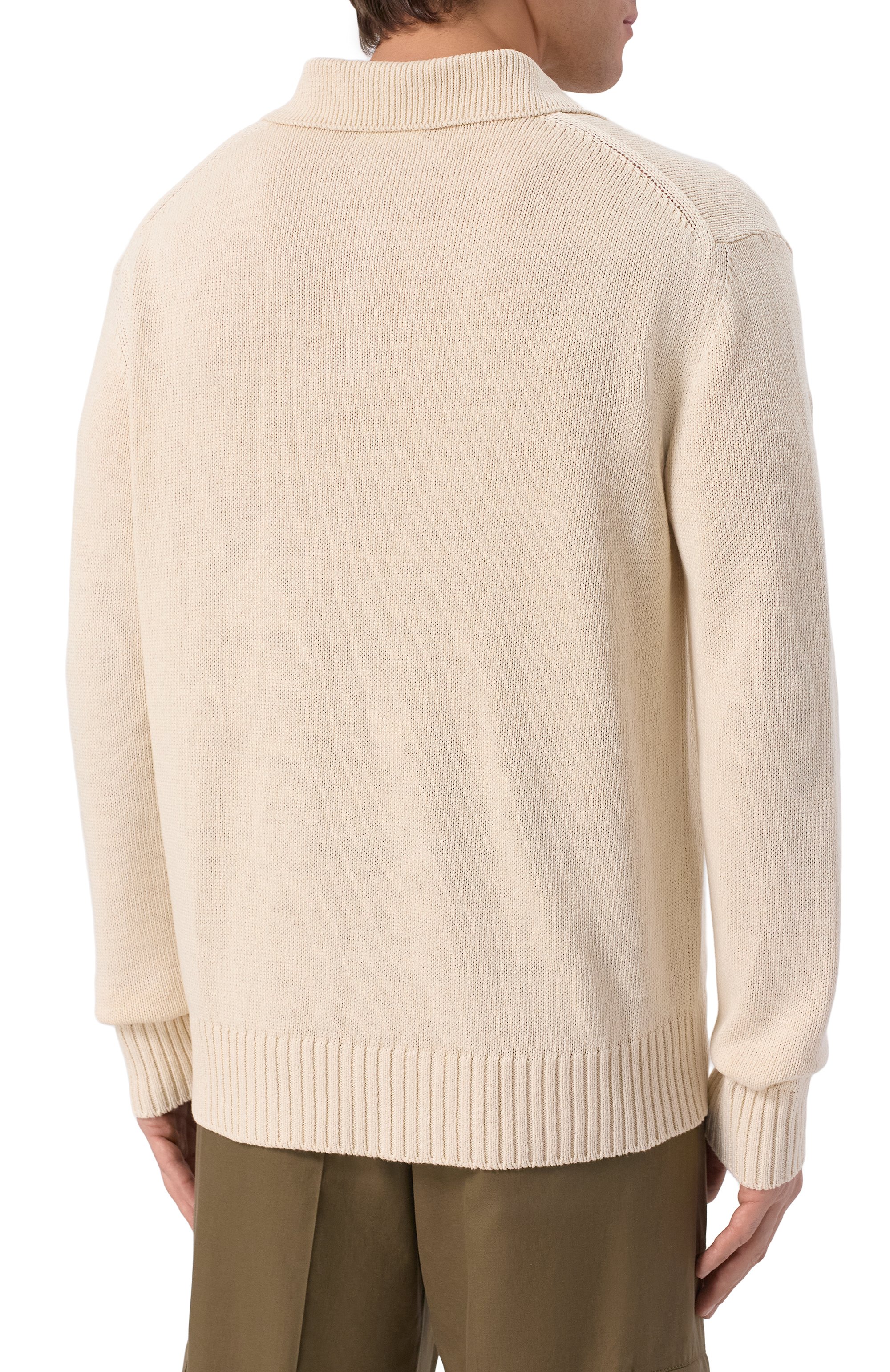 Поло из шелка и льна MVST кремового цвета по цене 83450 руб., арт. 25E/X1P/0/A013/7660, фото 4 Поло из шелка и льна MVST, арт. 25E/X1P/0/A013/7660, фото 4