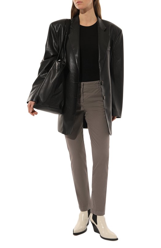 Хлопковые брюки Giorgio Armani 3SHPP0UX/T03B3 Серый  3SHPP0UX/T03B3 Фото 2