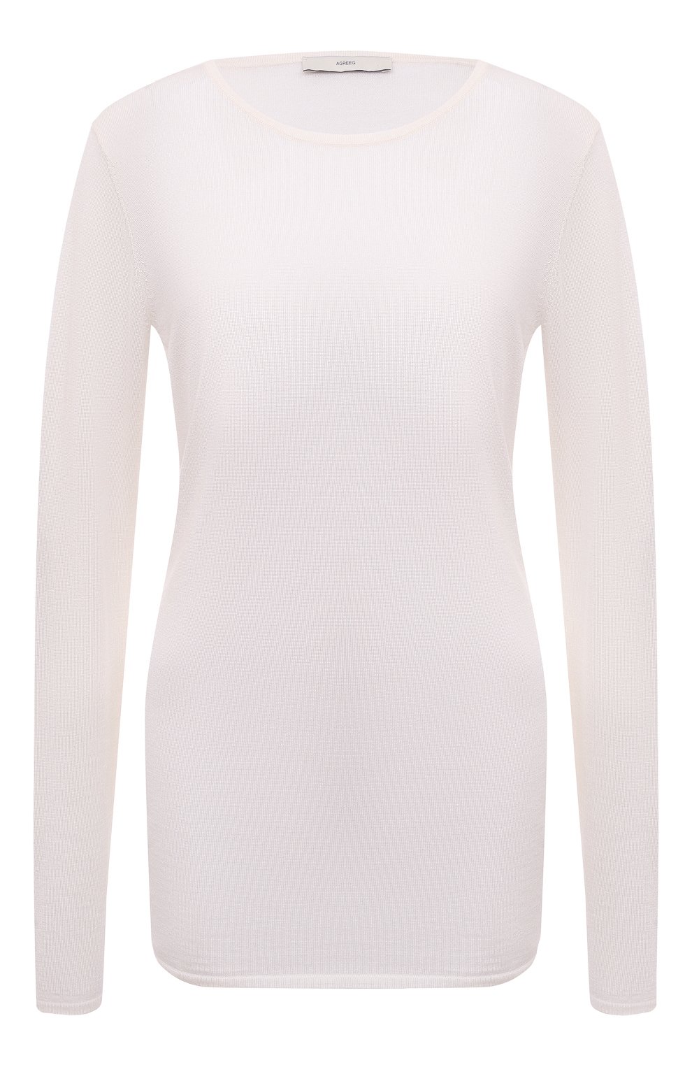 Пуловер из шерсти и шелка AGREEG молочного цвета по цене 49000 руб., арт. 14032041, фото 1 Пуловер из шерсти и шелка AGREEG, арт. 14032041, фото 1