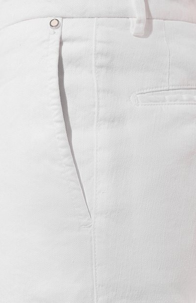 Шорты изо льна и хлопка KITON белого цвета по цене 84350 руб., арт. UFPPBK0604D, фото 5 Шорты изо льна и хлопка KITON, арт. UFPPBK0604D, фото 5