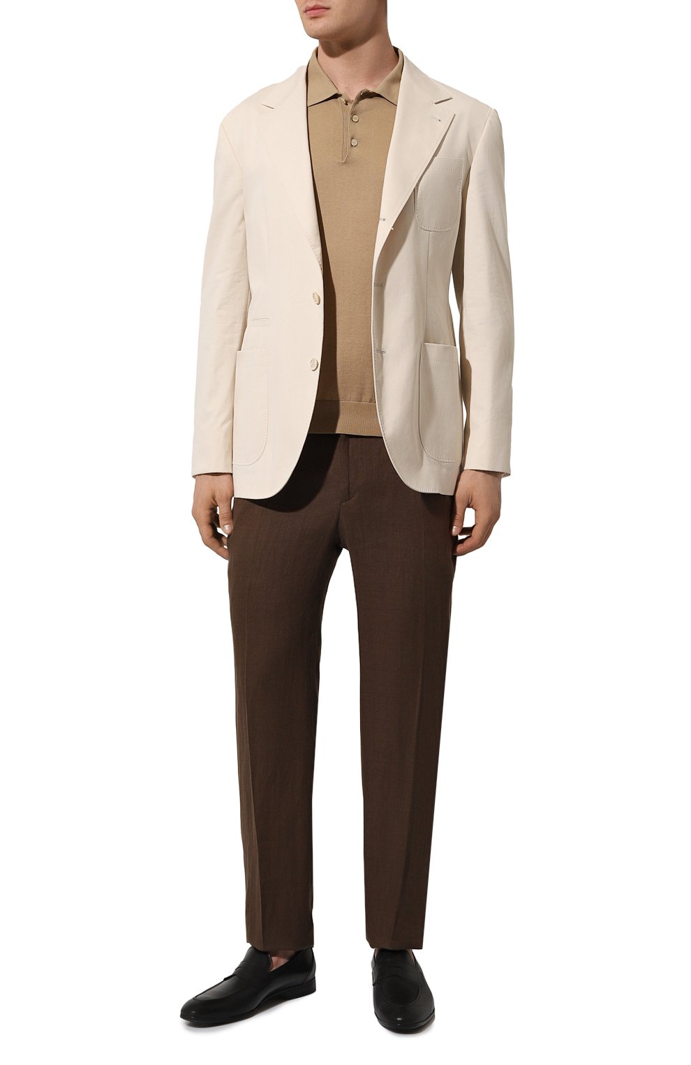 Льняные брюки KITON, арт. UPN01H08838, фото 2