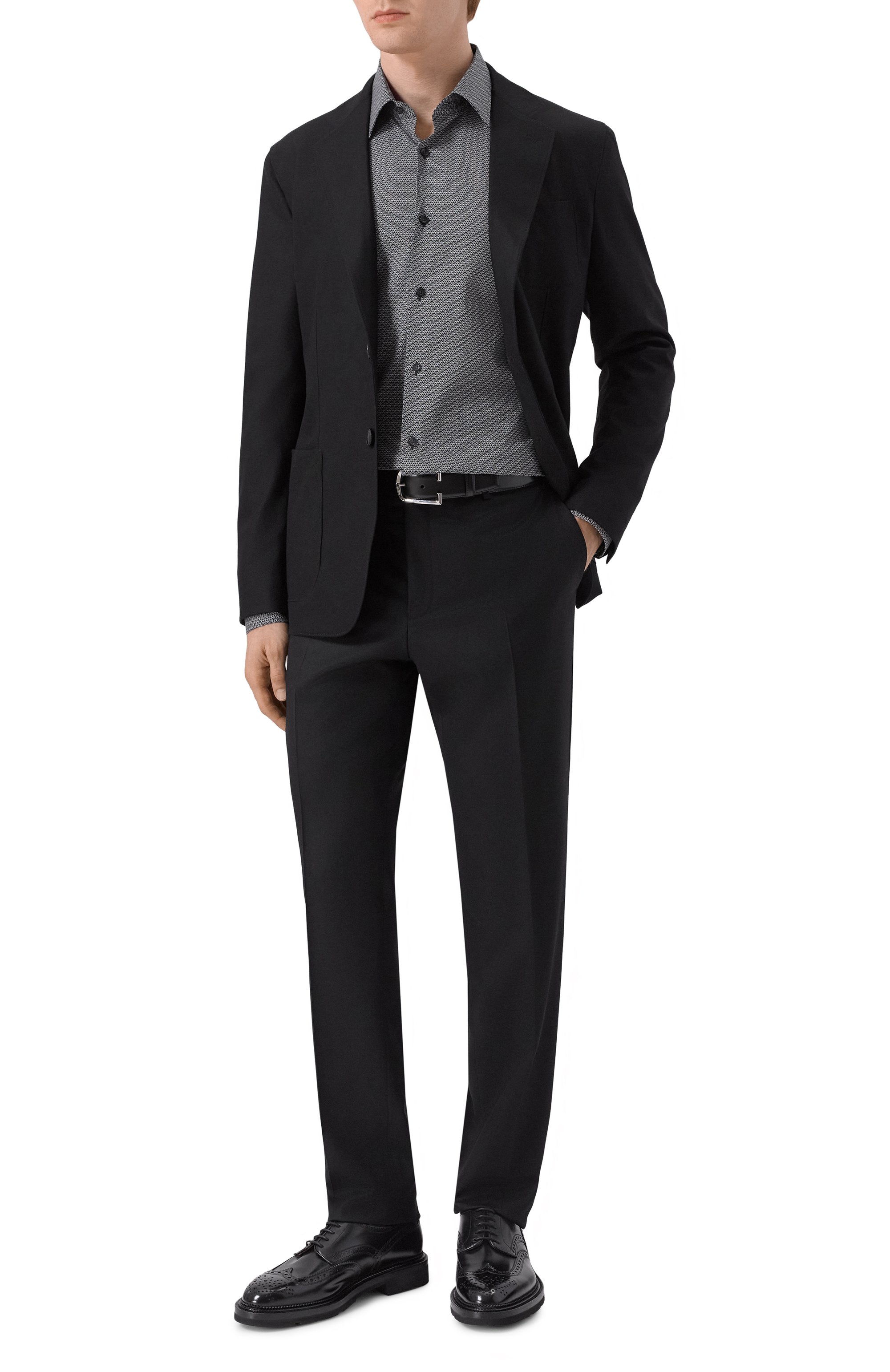 Хлопковая рубашка BOSS, арт. 50551363, фото 2