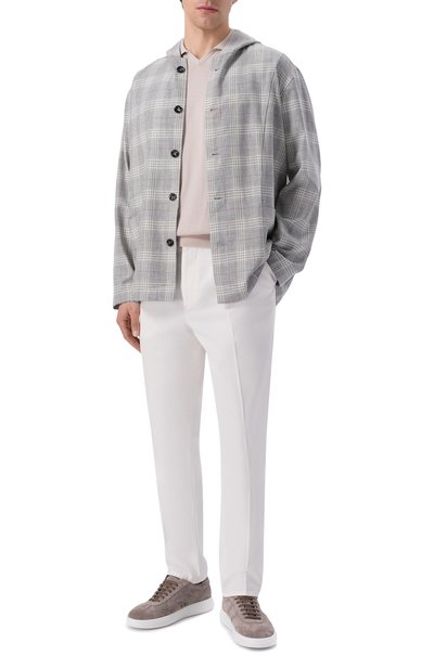 Мужская шерстяная рубашка KITON, арт. UMCLUCAK0624E03