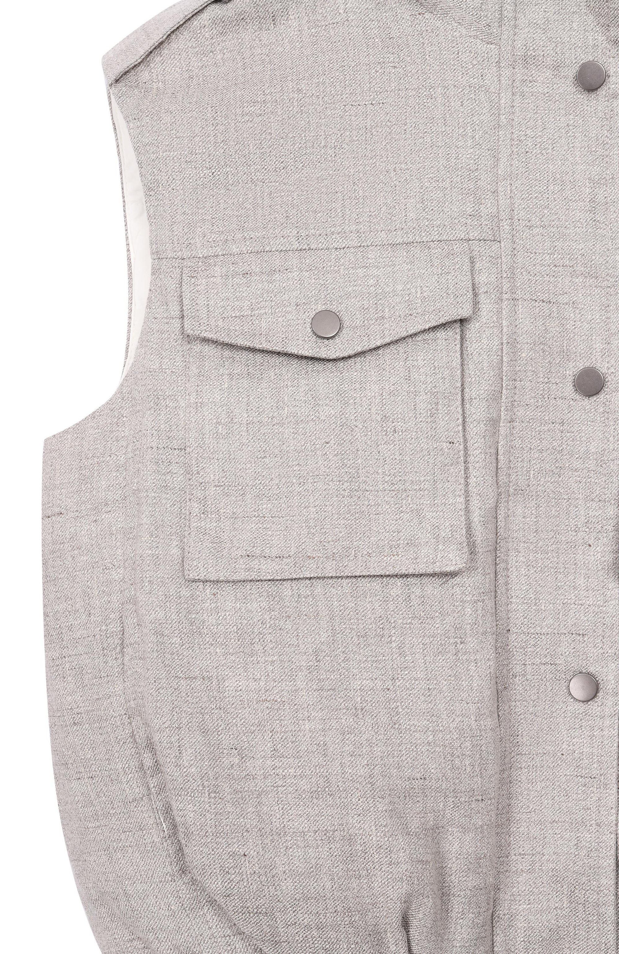 Льняной жилет BRUNELLO CUCINELLI, арт. BL104J032A, фото 3