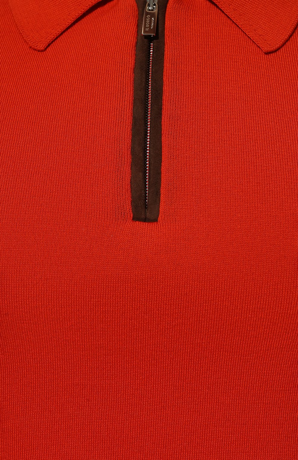 Хлопковое поло IL BORGO CASHMERE оранжевого цвета по цене 65050 руб., арт. 56-1963M0DG0, фото 5 Хлопковое поло IL BORGO CASHMERE, арт. 56-1963M0DG0, фото 5