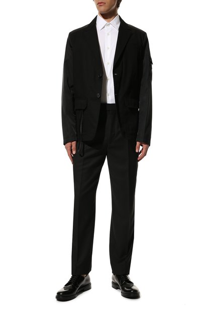 Хлопковая рубашка PRADA белого цвета по цене 65000 руб., арт. UCM608-F62-F0009, фото 2 Хлопковая рубашка PRADA, арт. UCM608-F62-F0009, фото 2