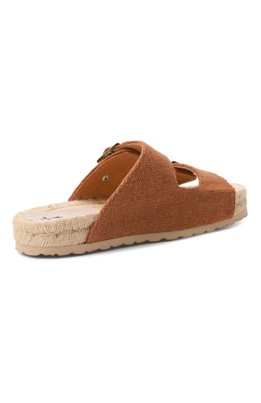 Текстильные шлепанцы Manebi Z 9.6 R0/C0ARSE W0VEN CANVAS Коричневый  Z 9.6 R0/C0ARSE W0VEN CANVAS Фото 5