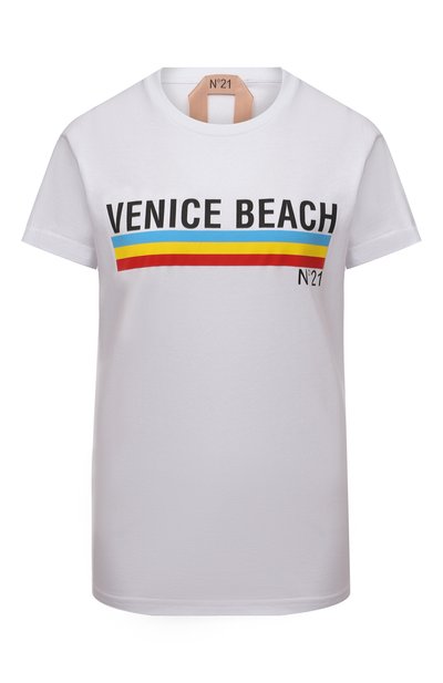 Женская хлопковая футболка N21, арт. 22E N2M0/F011/6336