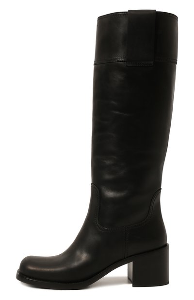 Кожаные сапоги MIU MIU, арт. 5W234D-3L1P-F0002-055, фото 4