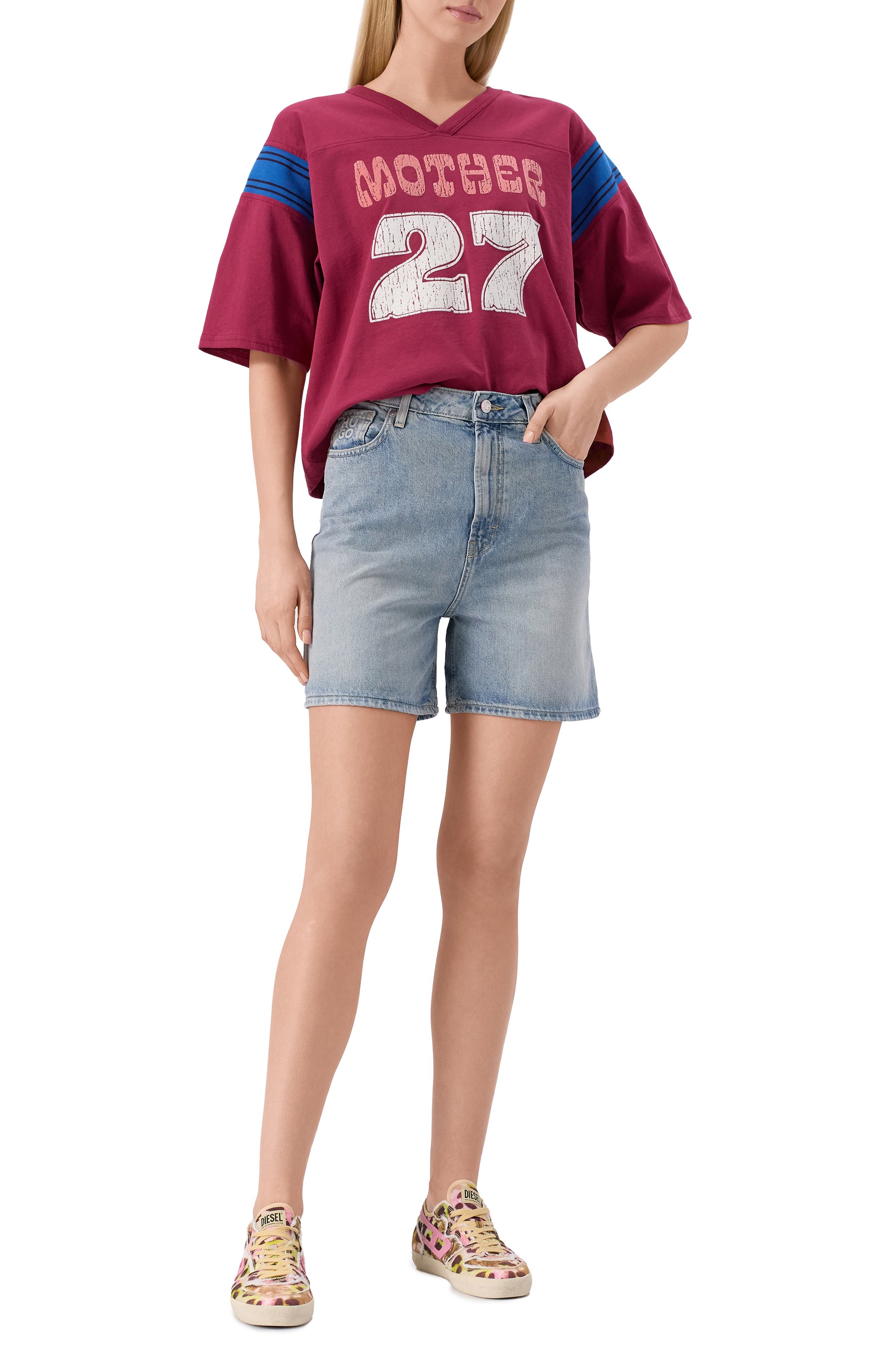 Хлопковая футболка MOTHER, арт. 8124-1574/A, фото 2