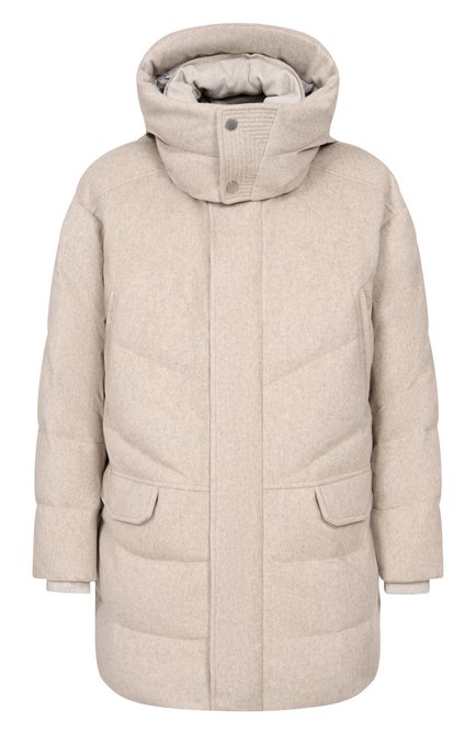Мужская пуховик из кашемира и шерсти KITON, арт. UGK211BK0271L