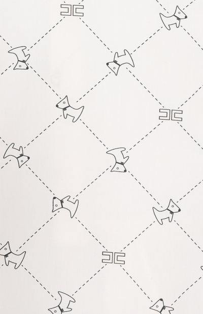 Хлопковое платье ELISABETTA FRANCHI LA MIA BAMBINA молочного цвета по цене 19550 руб., арт. EGAB2020/CAE04, фото 3 Хлопковое платье ELISABETTA FRANCHI LA MIA BAMBINA, арт. EGAB2020/CAE04, фото 3