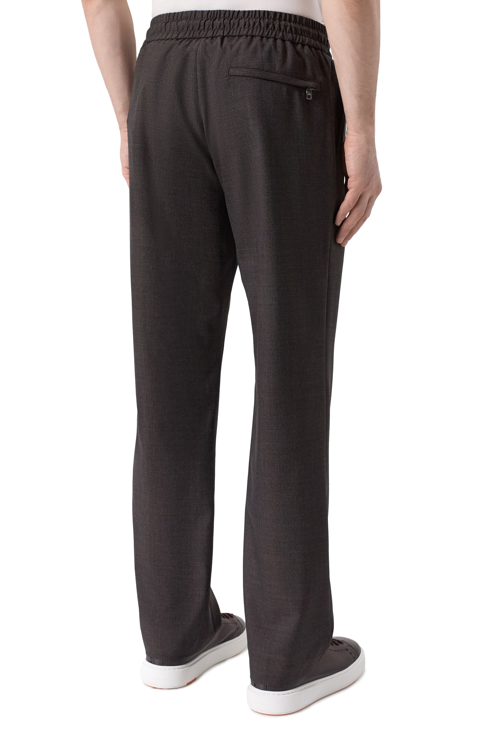 Шерстяные брюки DOLCE & GABBANA, арт. GP101T/HU2B0, фото 4