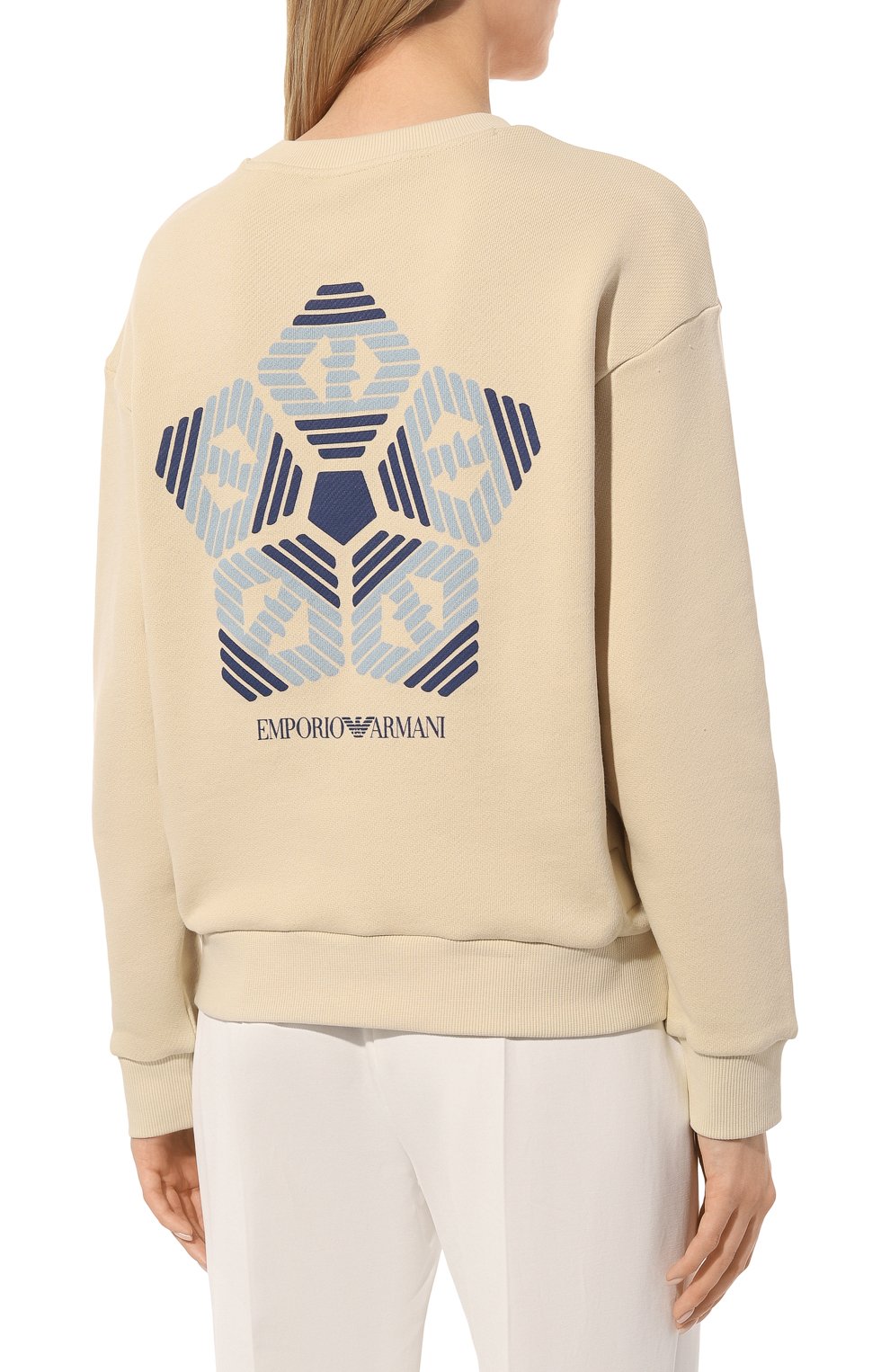 Хлопковый свитшот EMPORIO ARMANI, арт. 3R2M9I/1JXAZ, фото 4