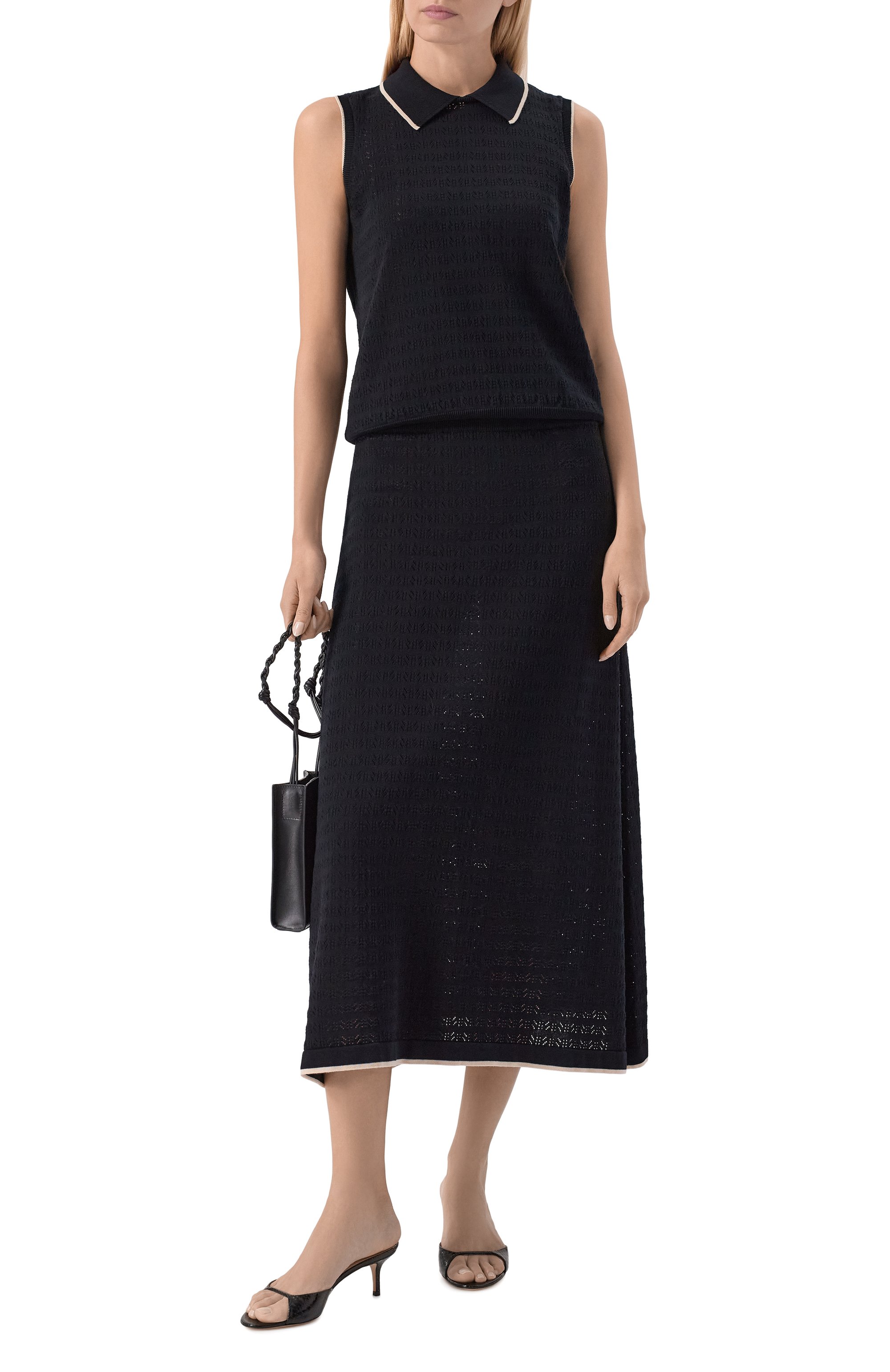 Хлопковый топ AGNONA, арт. K311085E/8F120PE, фото 2