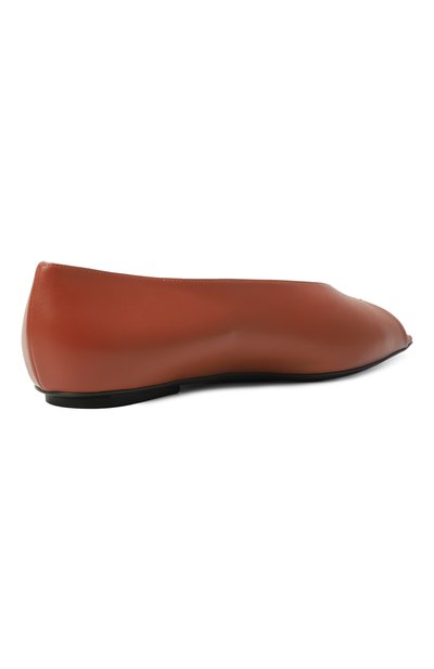 Кожаные балетки beak SERGIO ROSSI коричневого цвета по цене 78600 руб., арт. B13180/MMVN13, фото 5 Кожаные балетки beak SERGIO ROSSI, арт. B13180/MMVN13, фото 5