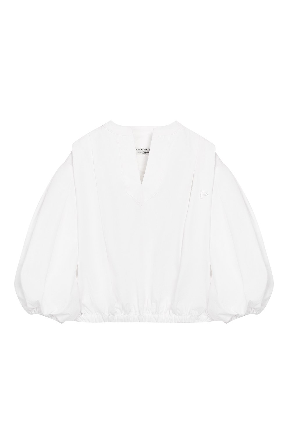 Хлопковая блузка PHILOSOPHY DI LORENZO SERAFINI KIDS, арт. PJCA05/CA235/TH003/XXS-XS, фото 1