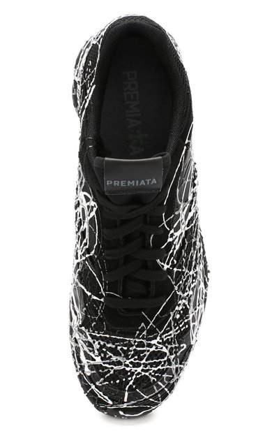 Комбинированные кроссовки PREMIATA черно-белого цвета по цене 47200 руб., арт. 31416/VAR.06, фото 5 Комбинированные кроссовки PREMIATA, арт. 31416/VAR.06, фото 5