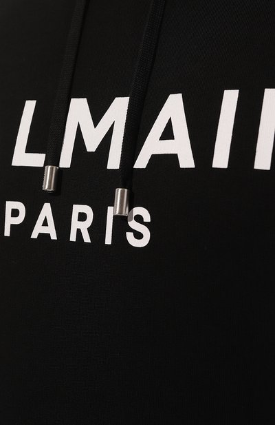 Хлопковое худи BALMAIN, арт. CH1JR002/BB65, фото 4