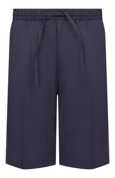 Мужские шорты изо льна и шерсти CORNELIANI, арт. 274555/2718468