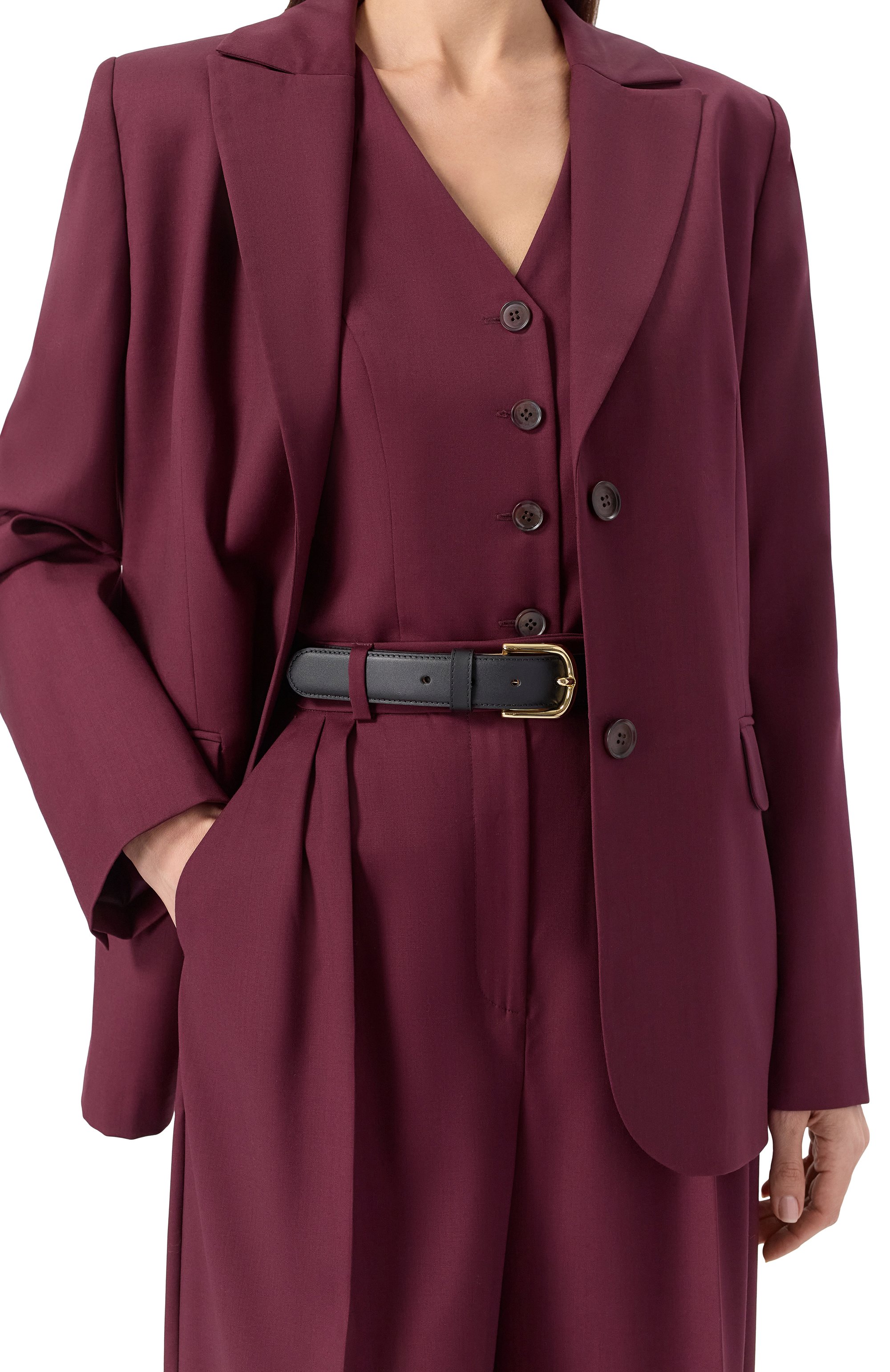 Кожаный ремень A.P.C., арт. F65215/PXBHZ, фото 2