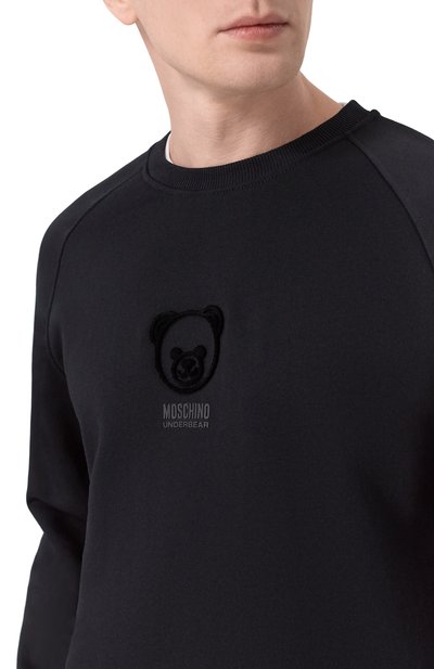 Хлопковый свитшот MOSCHINO, арт. A1707/4418, фото 5