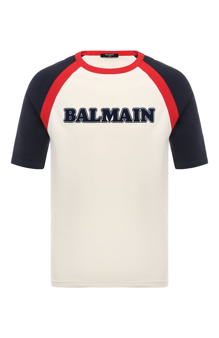 Хлопковая футболка BALMAIN, арт. BH0EF066/BC52, фото 1