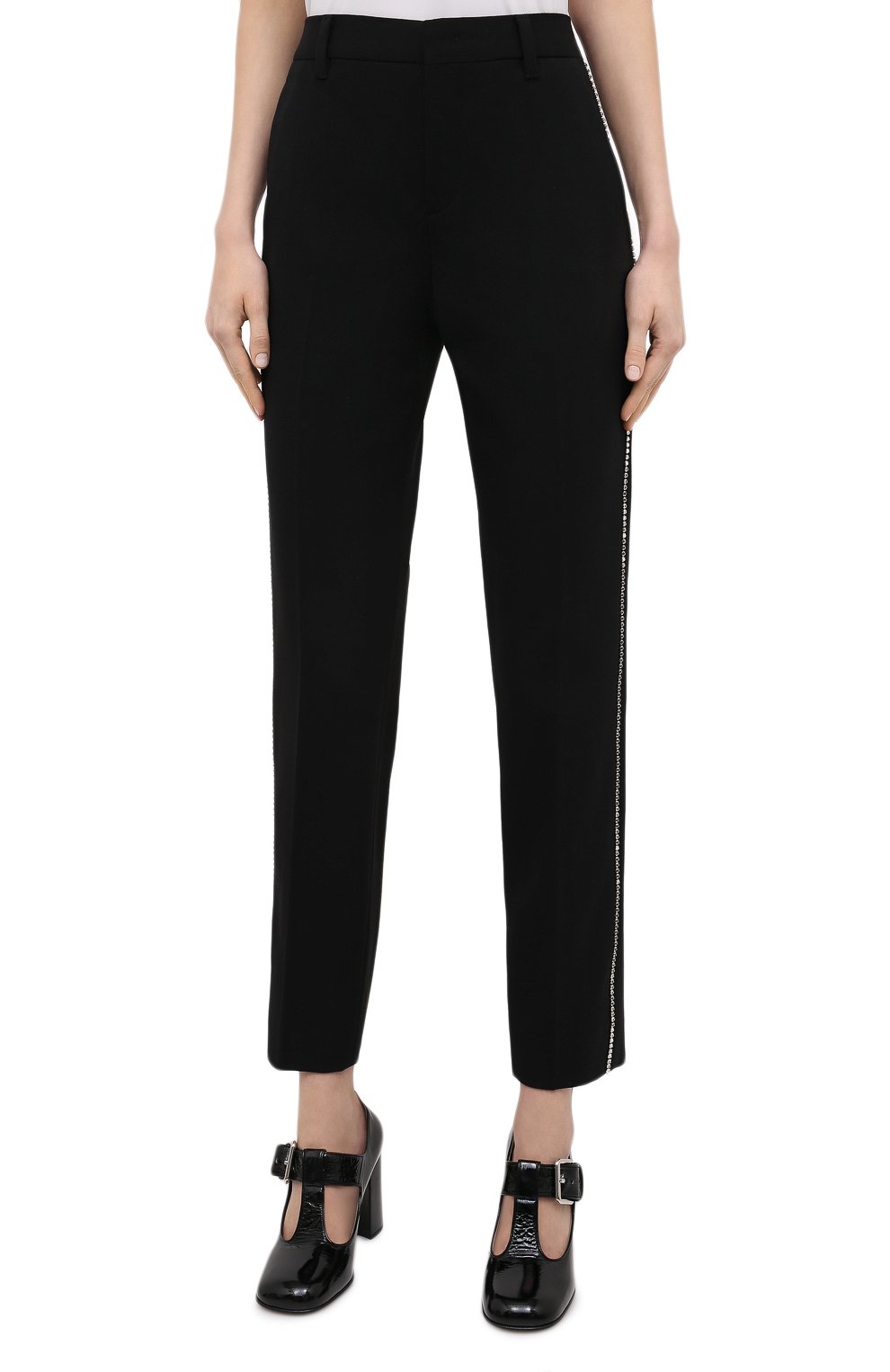 Шерстяные брюки MIU MIU, арт. MP1357-1V7X-F0002, фото 3