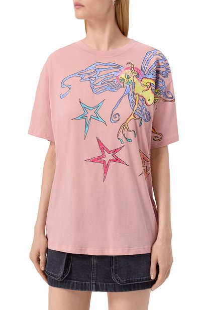 Хлопковая футболка DIESEL, арт. A17719/0AKBY, фото 3