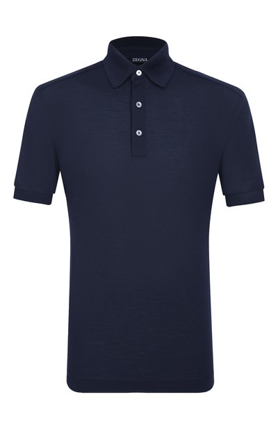 Поло из хлопка и шелка ZEGNA, арт. F786/UF341A9, фото 1