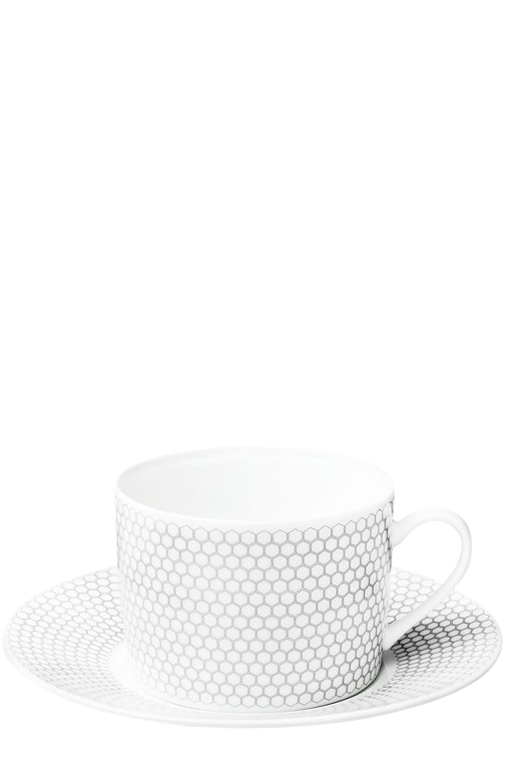 Чайная чашка с блюдцем madison 6 CHRISTOFLE белого цвета по цене 15450 руб., арт. 07682520, фото 1 Чайная чашка с блюдцем madison 6 CHRISTOFLE, арт. 07682520, фото 1