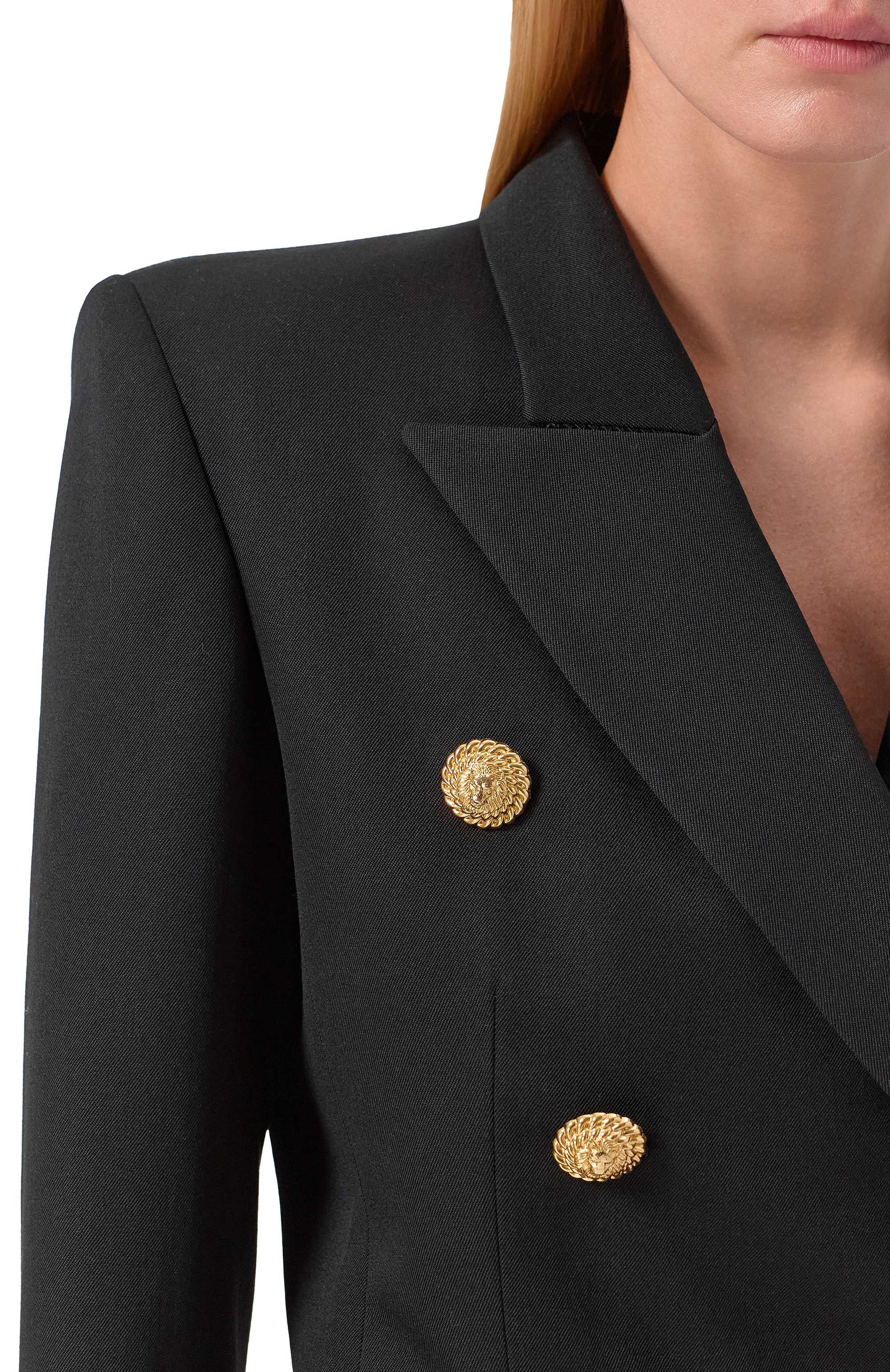 Шерстяной жакет BALMAIN, арт. FF1SI505/WB08, фото 5