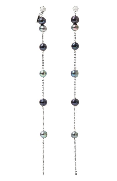 Серьги VIEN серебряного цвета по цене 21900 руб., арт. 2324-151P, фото 1 Серьги VIEN, арт. 2324-151P, фото 1