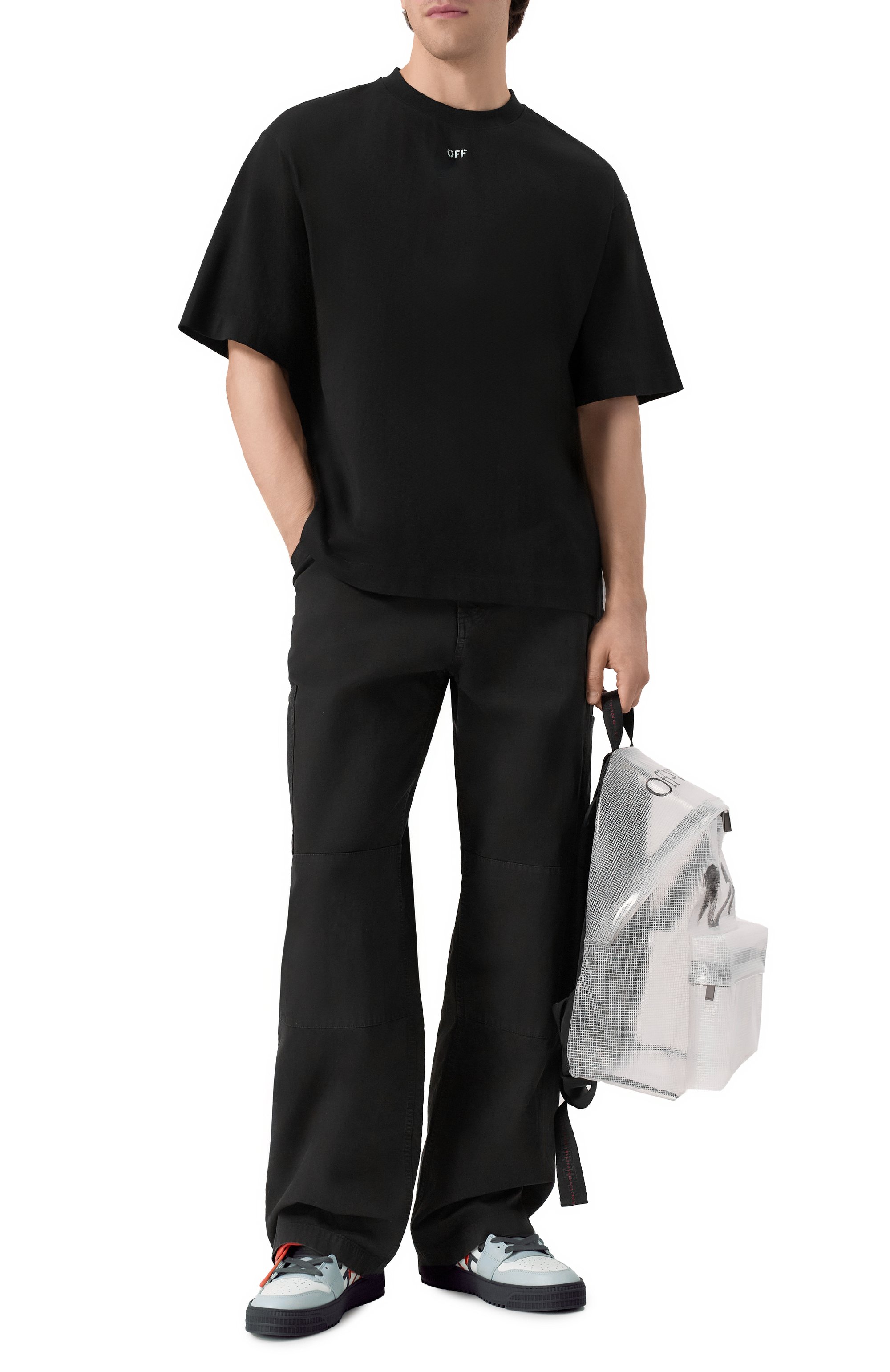 Комбинированные кеды 3.0 off court courtesy OFF-WHITE, арт. 0MIA065S25LEA003, фото 2